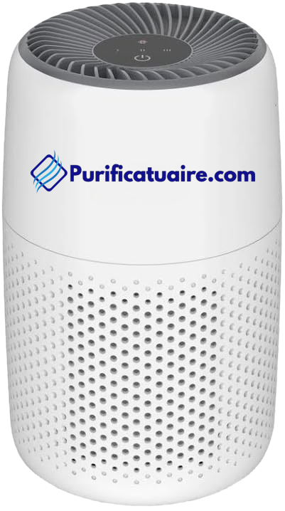 Purificador de aire con logotipo de PurificaTuAire.com